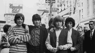 Rolling Stones posing for a photograph in New York in 1964