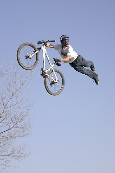 Caught it, darn pesky bike!