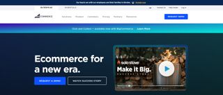 BigCommerce homespage screenshot