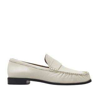 COS Leather Loafers in Off White