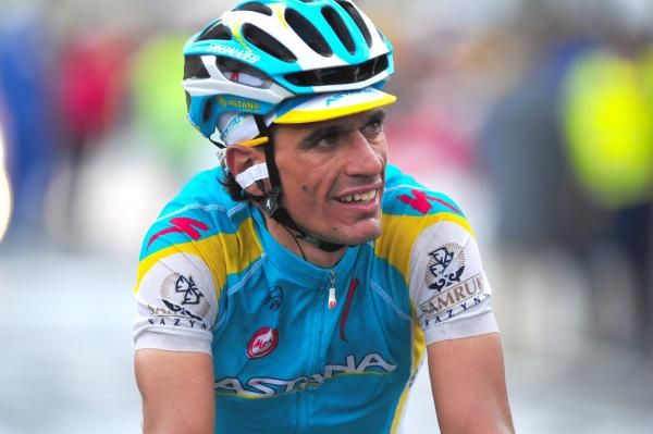 Paolo Tiralongo (Astana) put in a fine day's work for Alexandre Vinokourov.