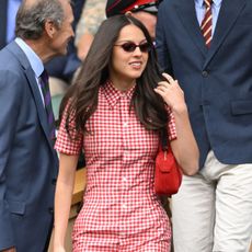 An image of Olivia Rodrigo at Wimbledon. 