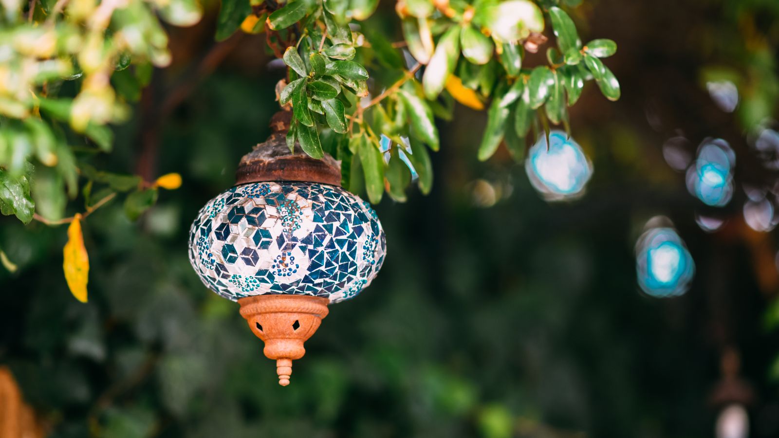 Mosaic lantern