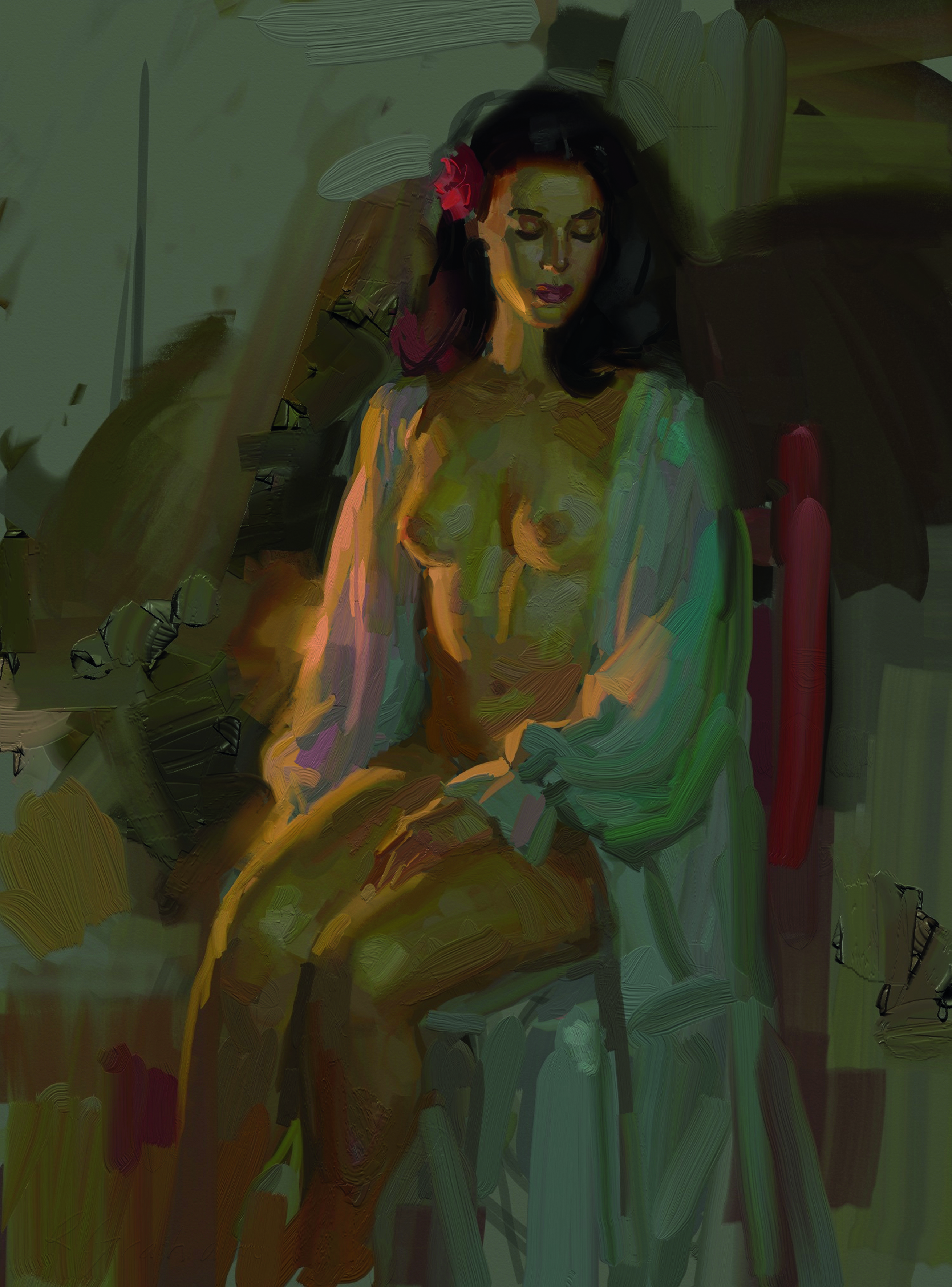 Artist Rick Graham demonstrates capturing a live figure session with the iPad’s most painterly app: This is the final render