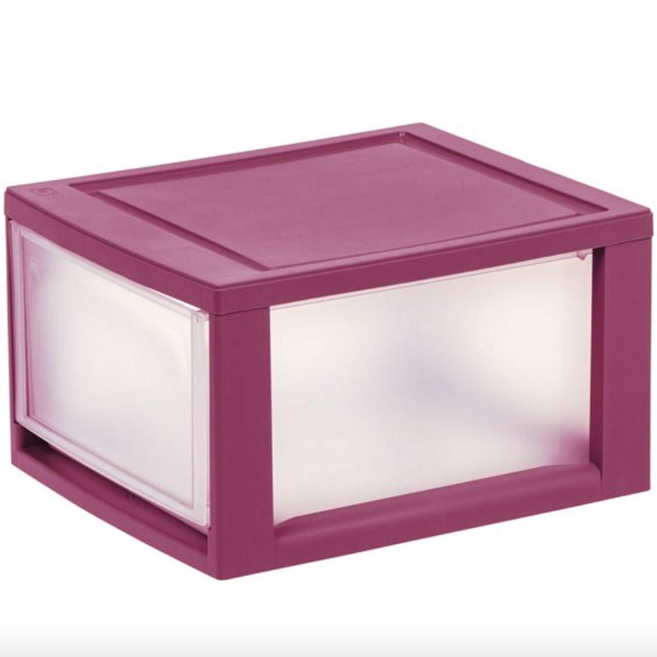 Laci susun plastik cokelat kastanye