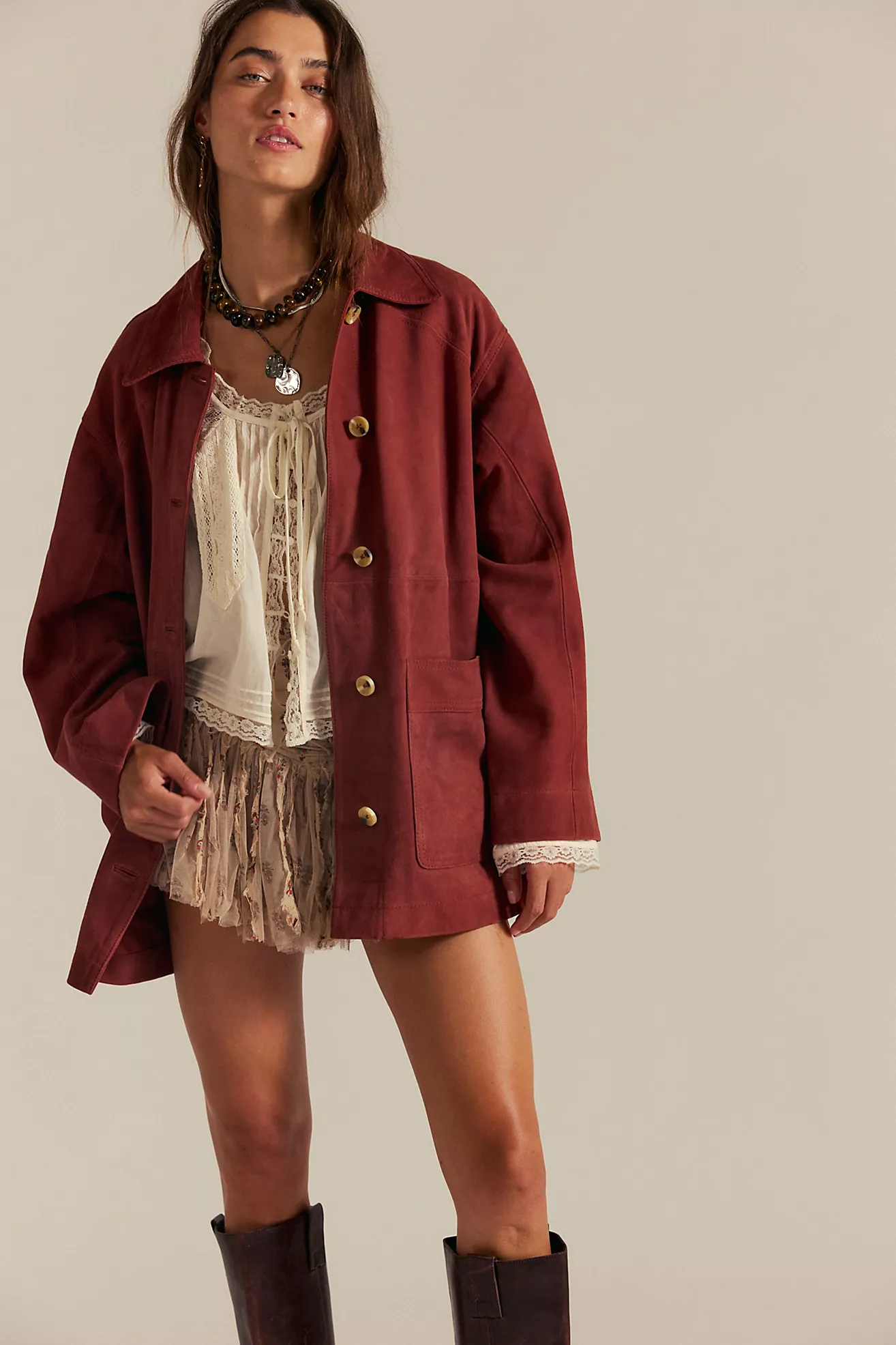 Annalise Suede Jacket