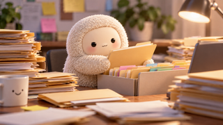 Muse going through files