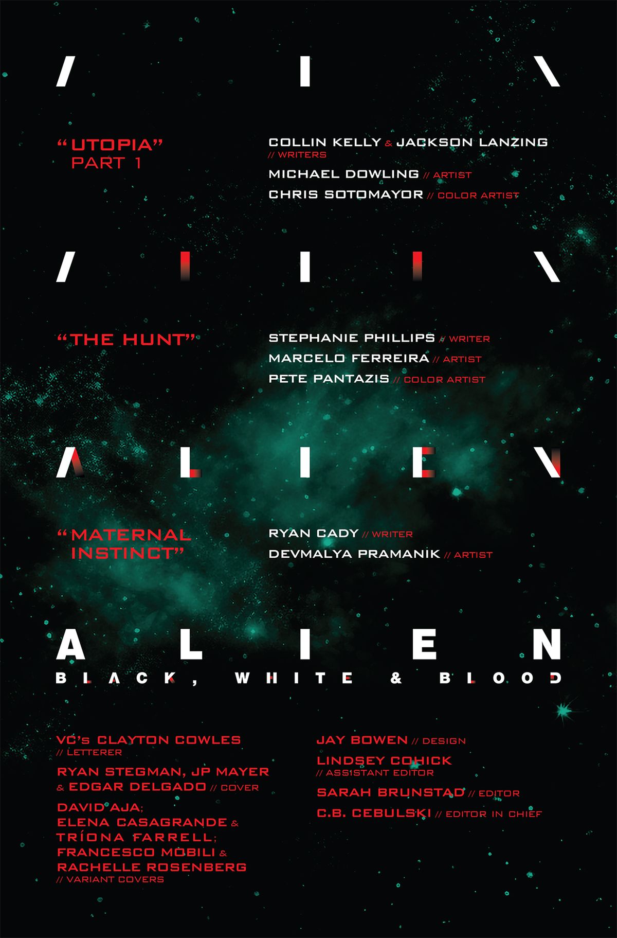 Alien: Black, White, &amp; Blood #1 interior art