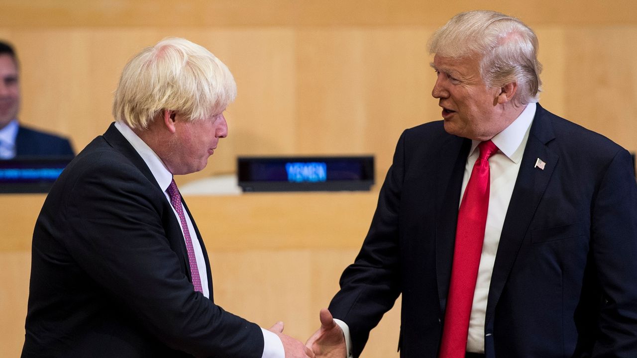 Boris Johnson Donald Trump