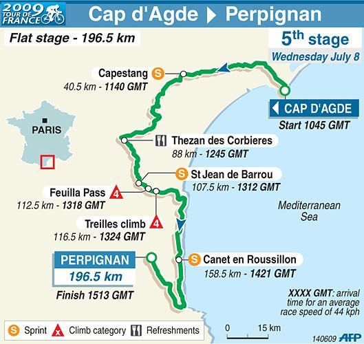 Stage 5 map