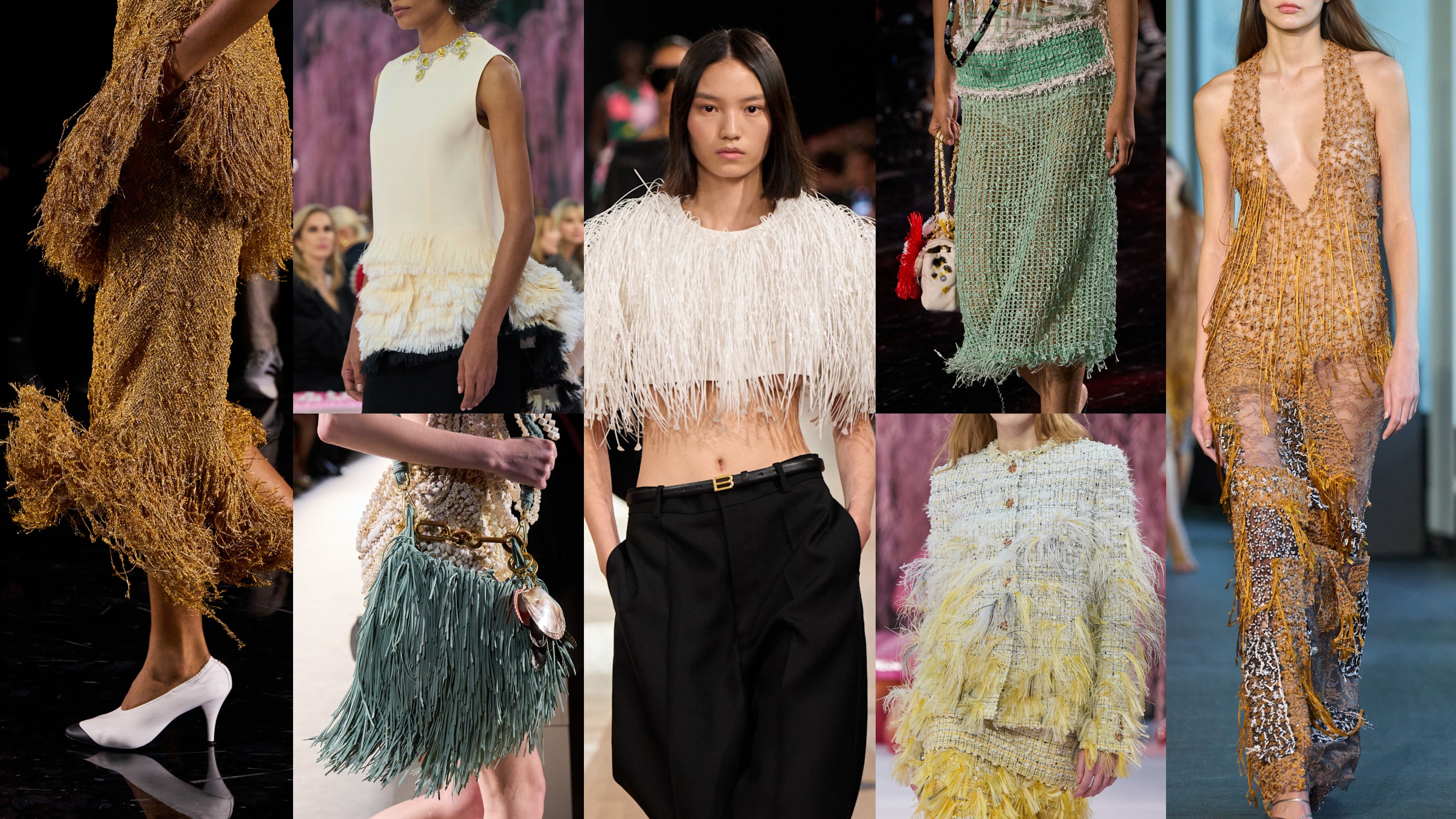 spring 2026 runways of Chanel, Gabriela Hearst, Balmain, Balenciaga, and Esber