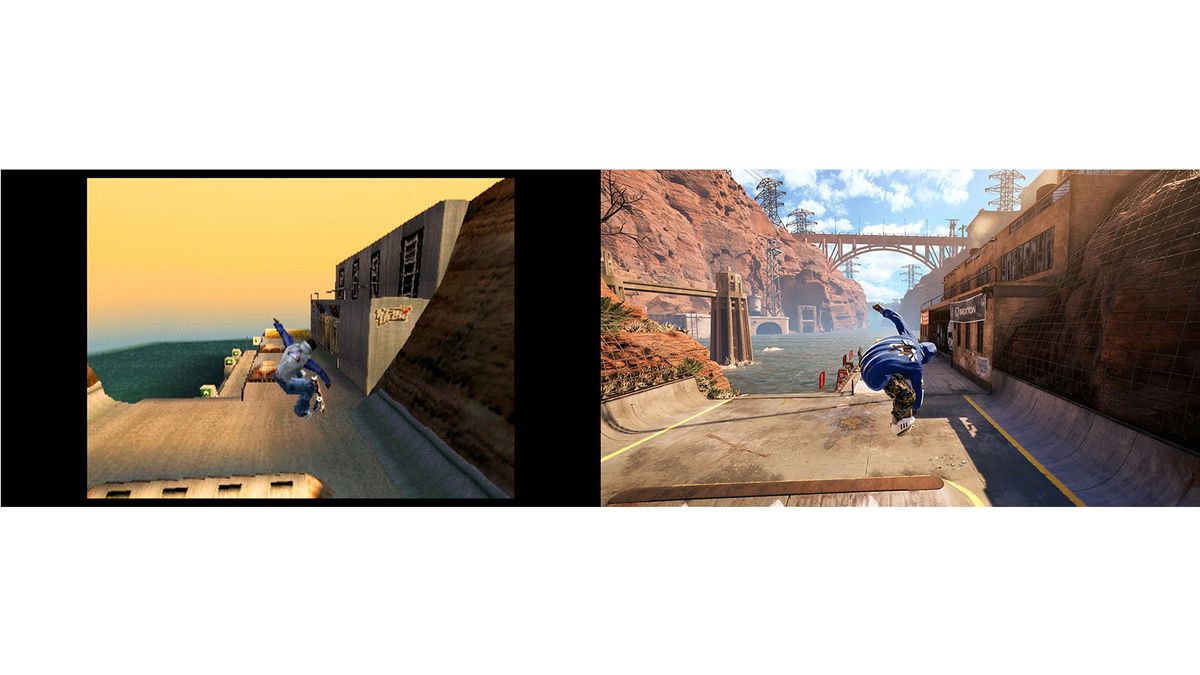 Tony Hawk's Pro Skater game screen shots