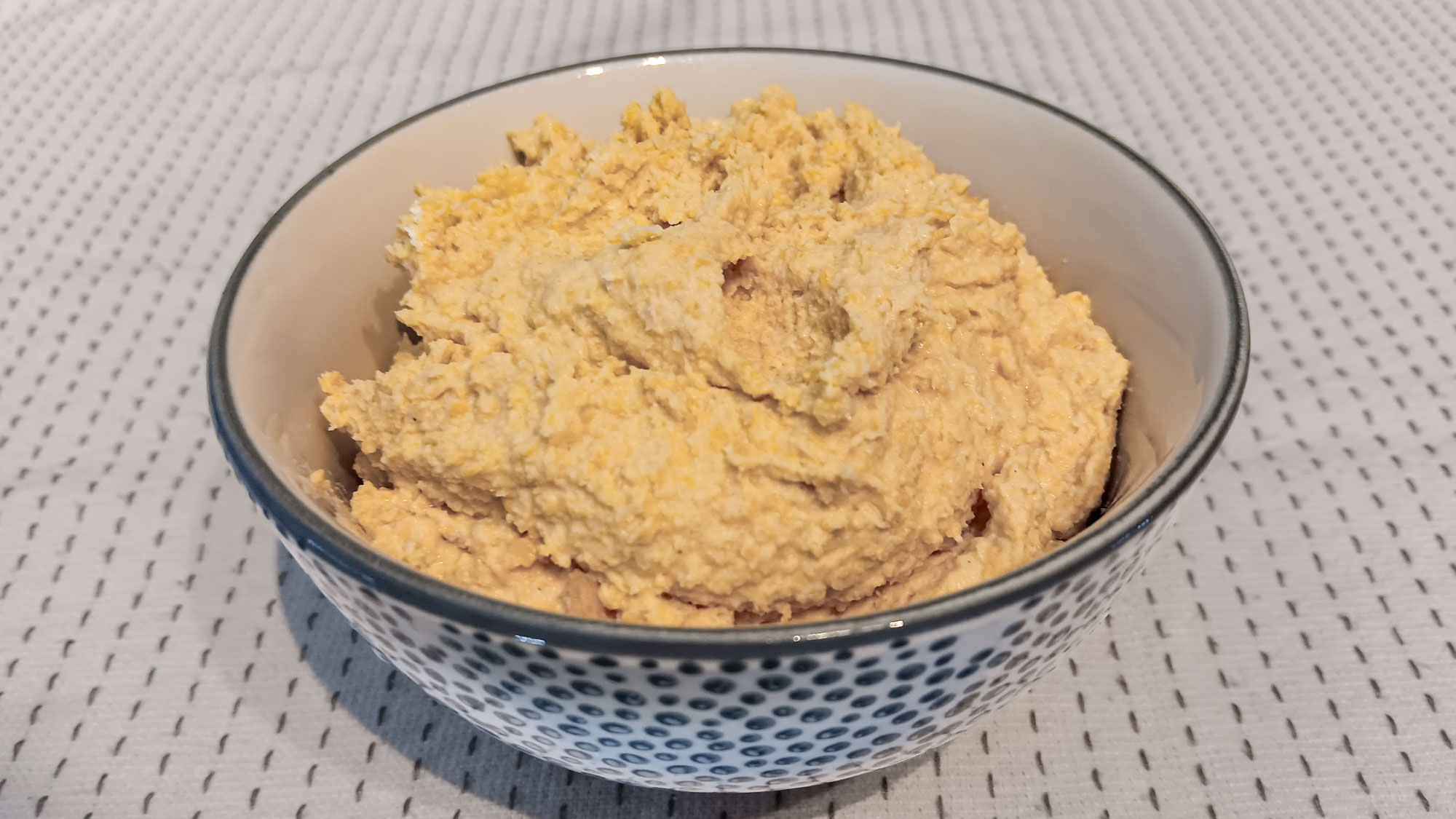 Hummus made in the Kitchen Aid Food Chopper