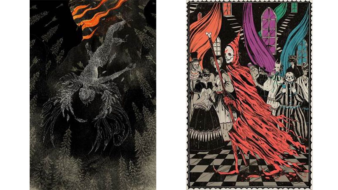 Folio Book Illustration Award; illustrations for Neil Gaiman&#039;s book covers