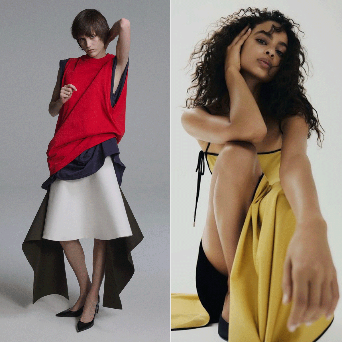 Various photos from cool brand lookbooks in 2025.