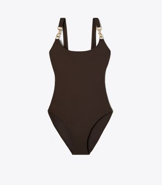 Tory Burch, Clip Tank Swimsuit