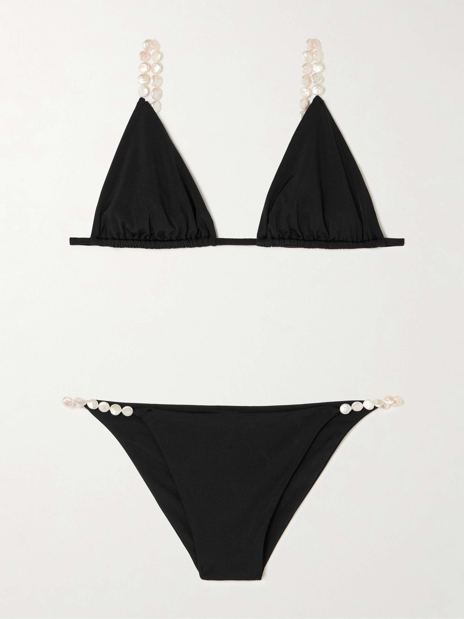 Pearl-Embellished Bikini