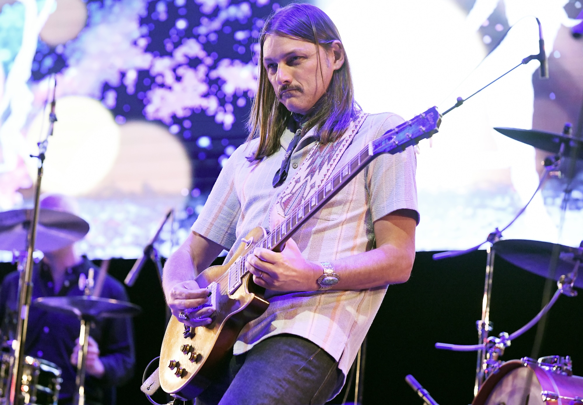 Duane Betts performs onstage with The Allman Betts Band at the Hawaii Theatre Center in Honolulu, Hawaii on March 22, 2026