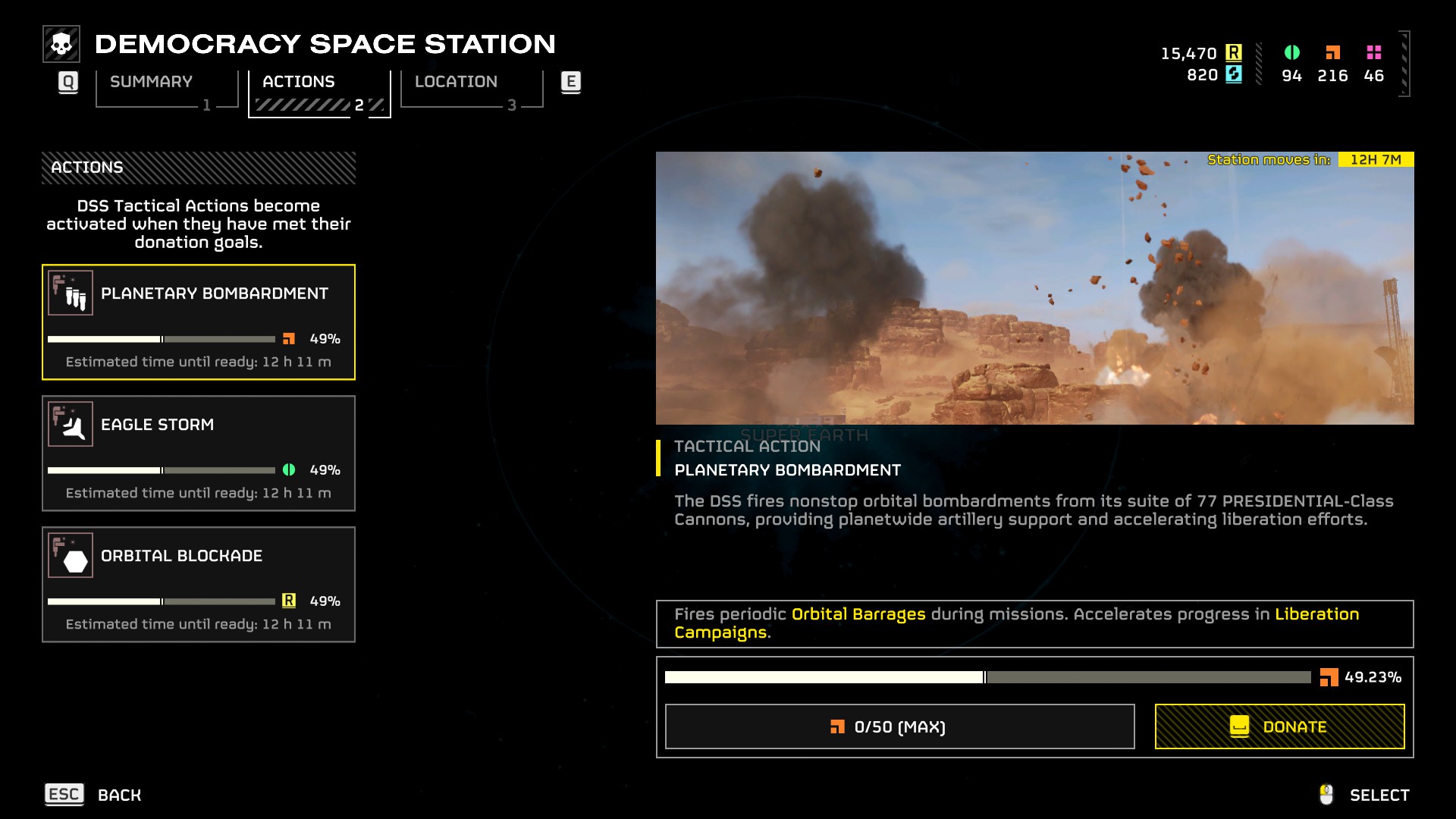 An assorted set of images displaying the new Democracy Space Station feature in Helldivers 2.