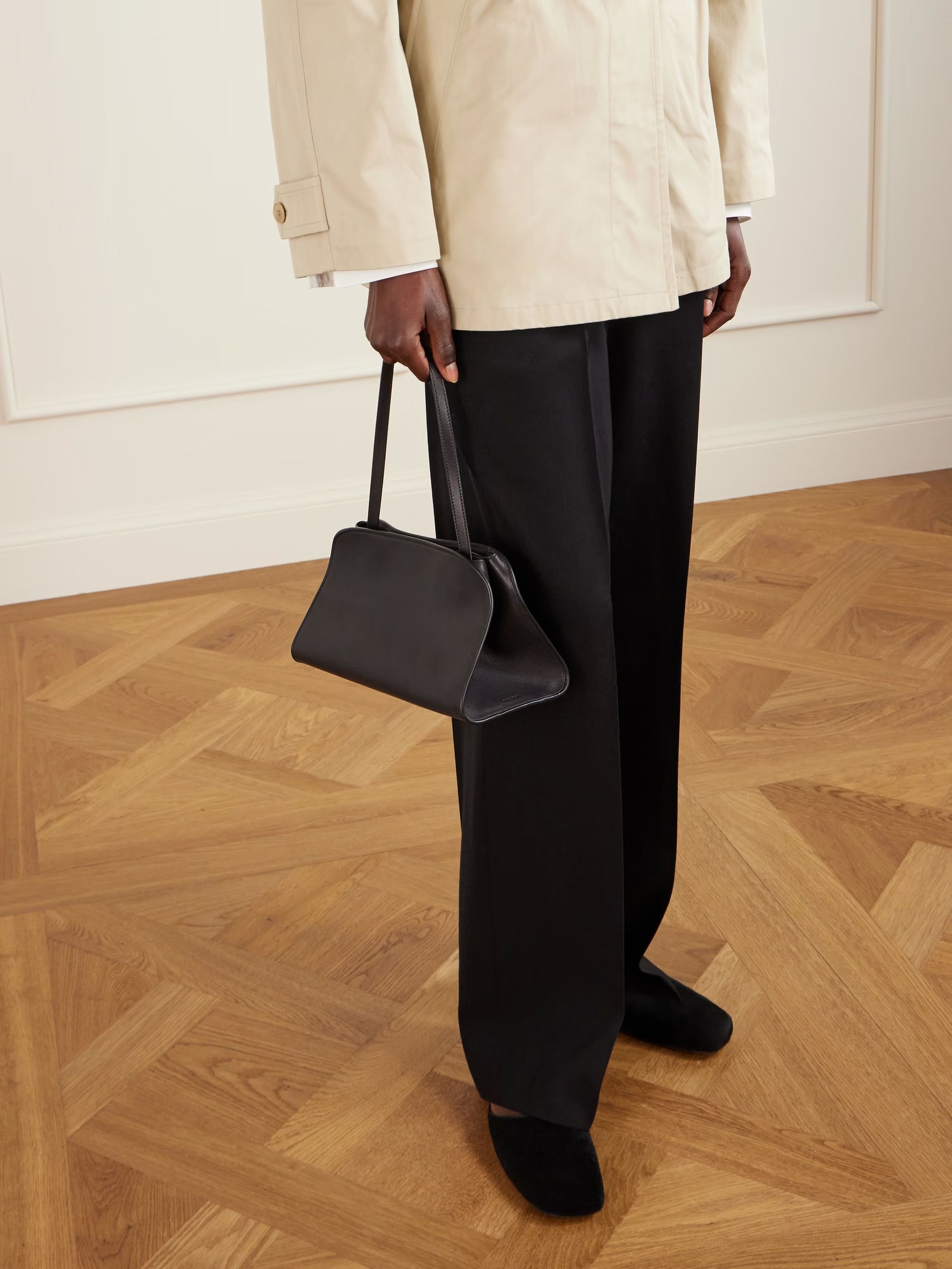 THE ROW, Peggy Leather Clutch