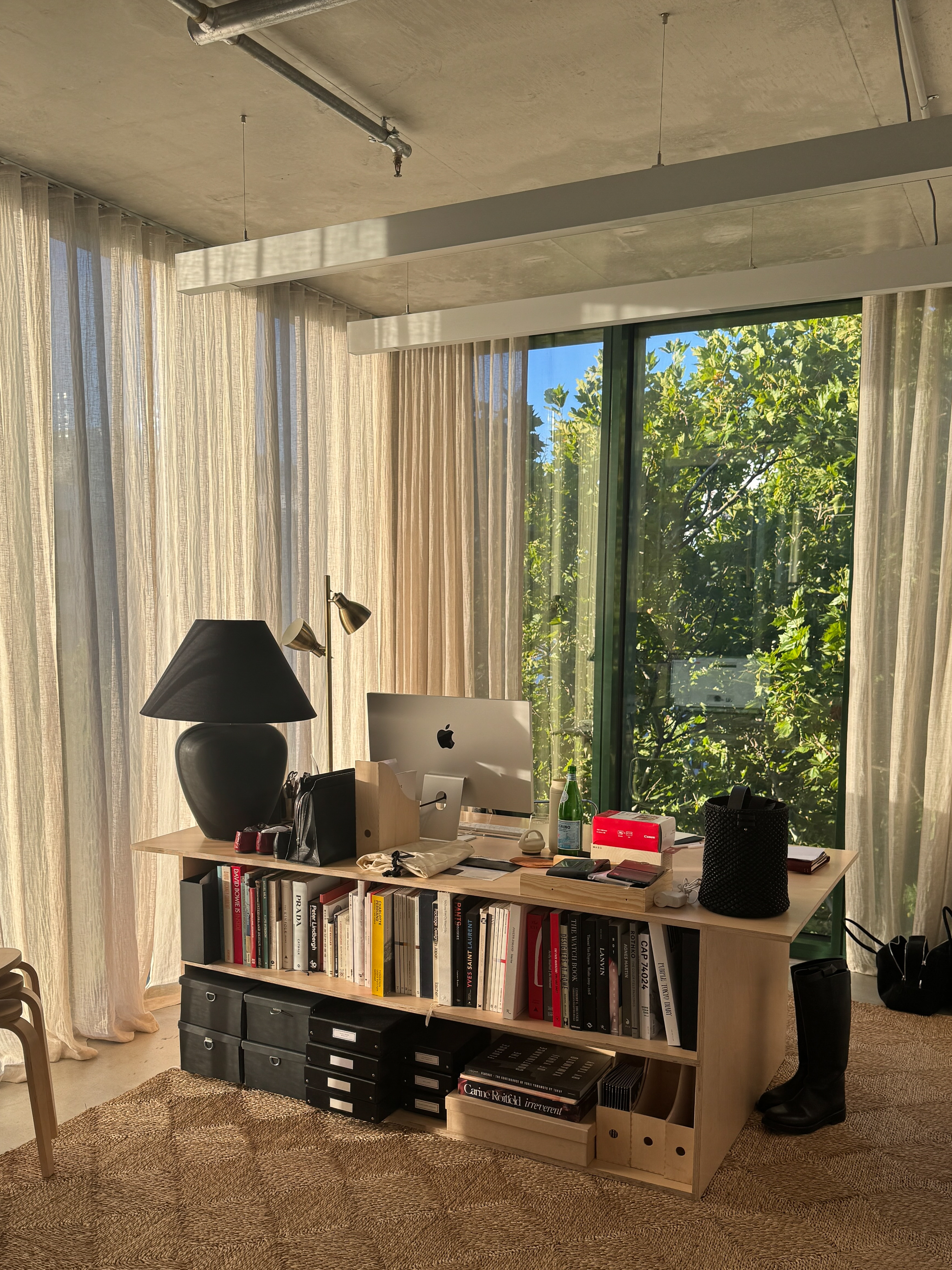 anna mclaren's office at a.emery HQ