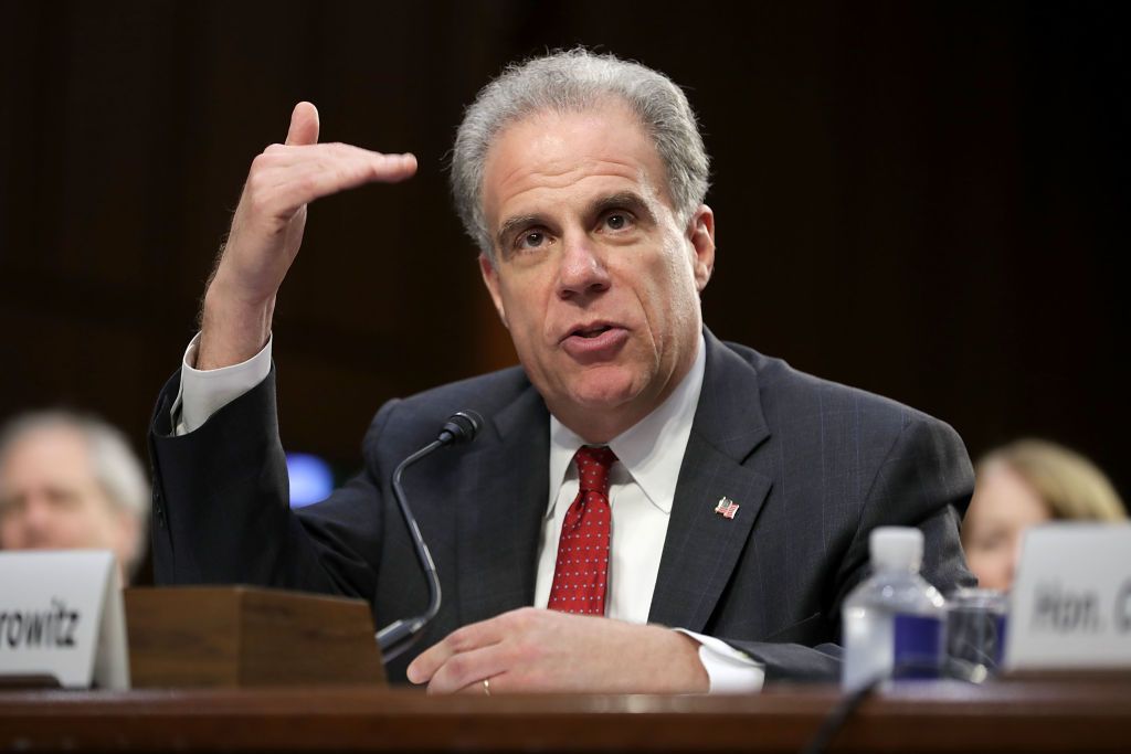 Justice Department Inspector General Michael Horowitz