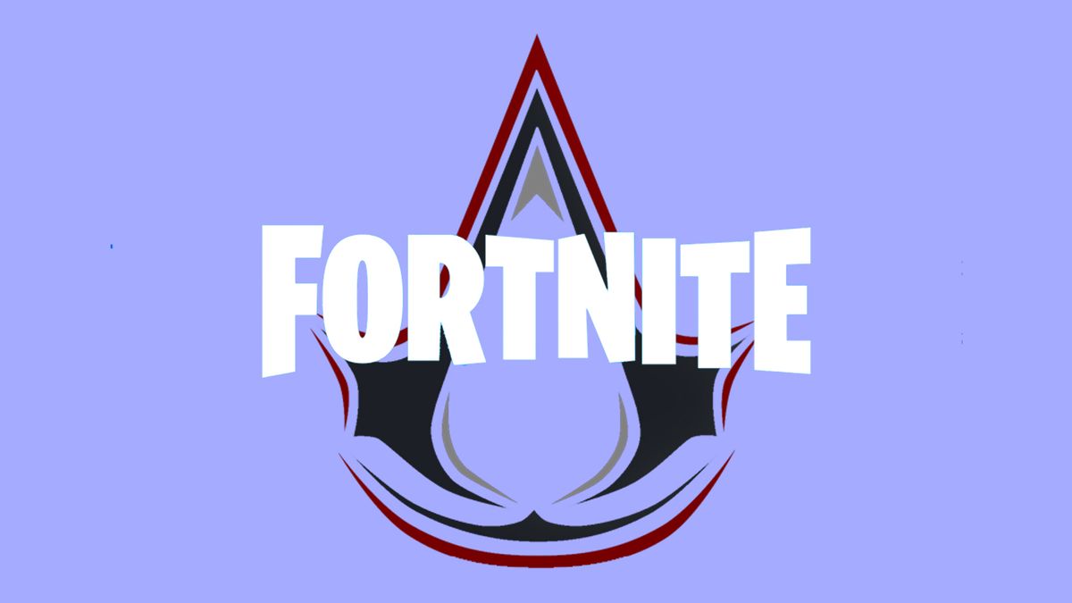 The logo for Assassin&#039;s Creed and Fortnite 