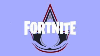 The logo for Assassin's Creed and Fortnite 