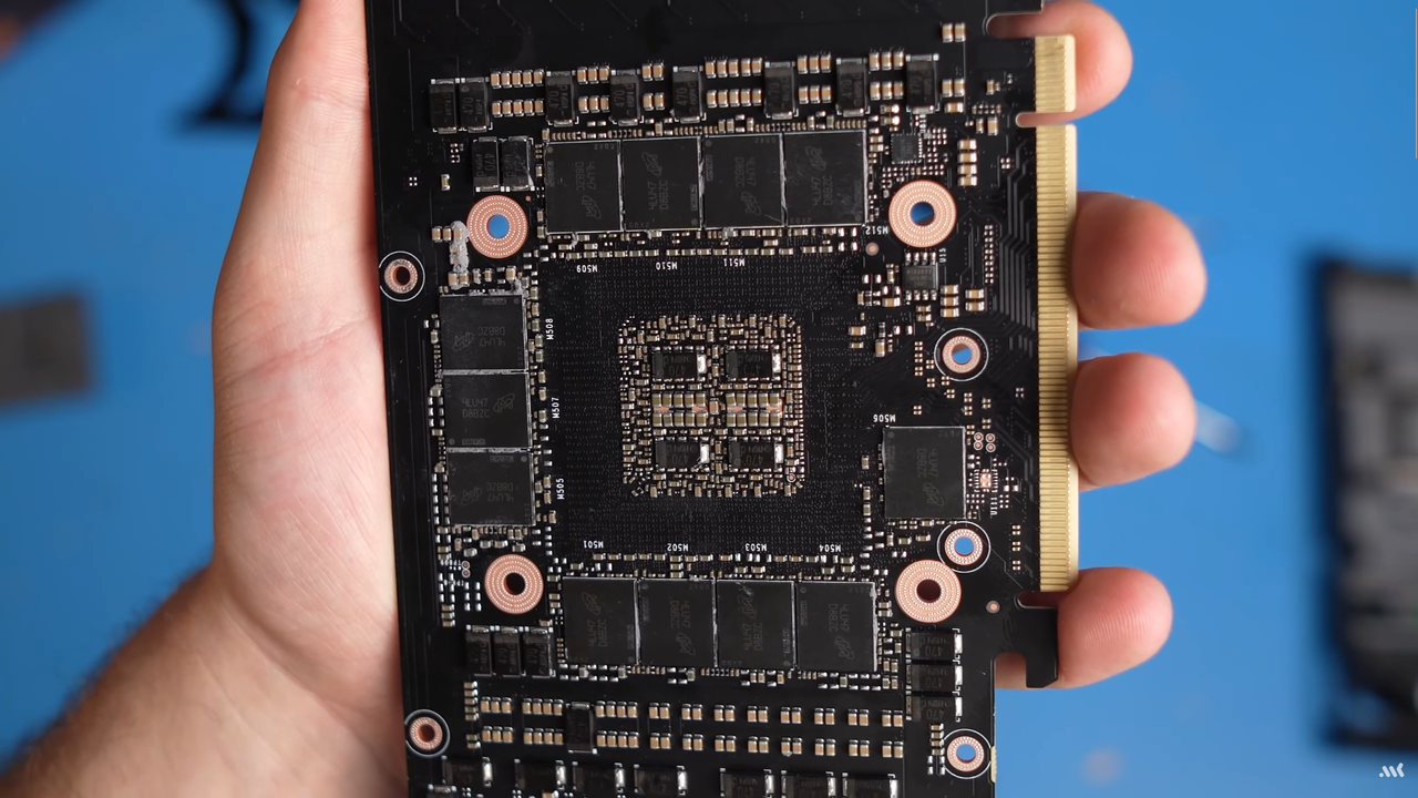 RTX 4090 48GB PCB Backside