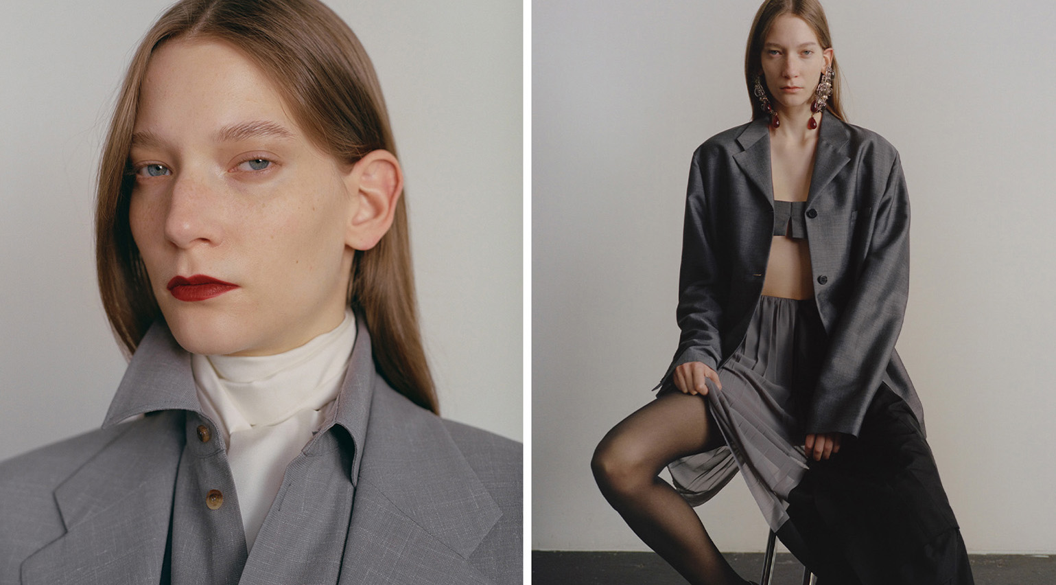 Grey Fashion Trend Office Uniform S/S 2026