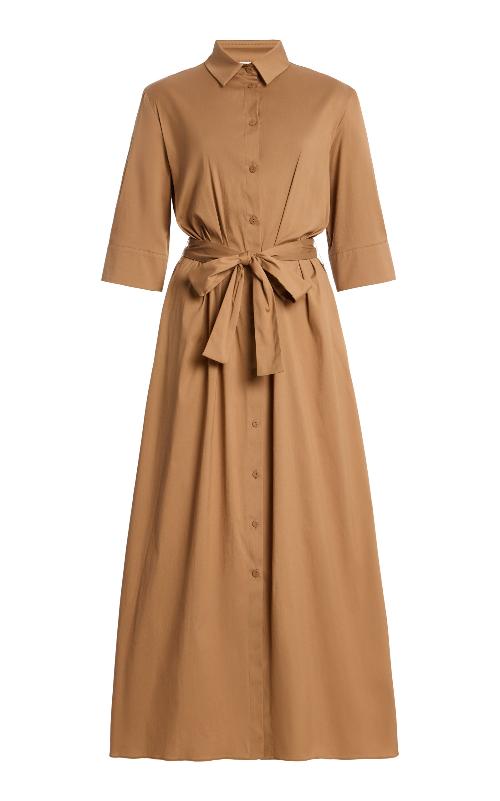 Max Mara, Stretch Cotton-Blend Shirt Dress