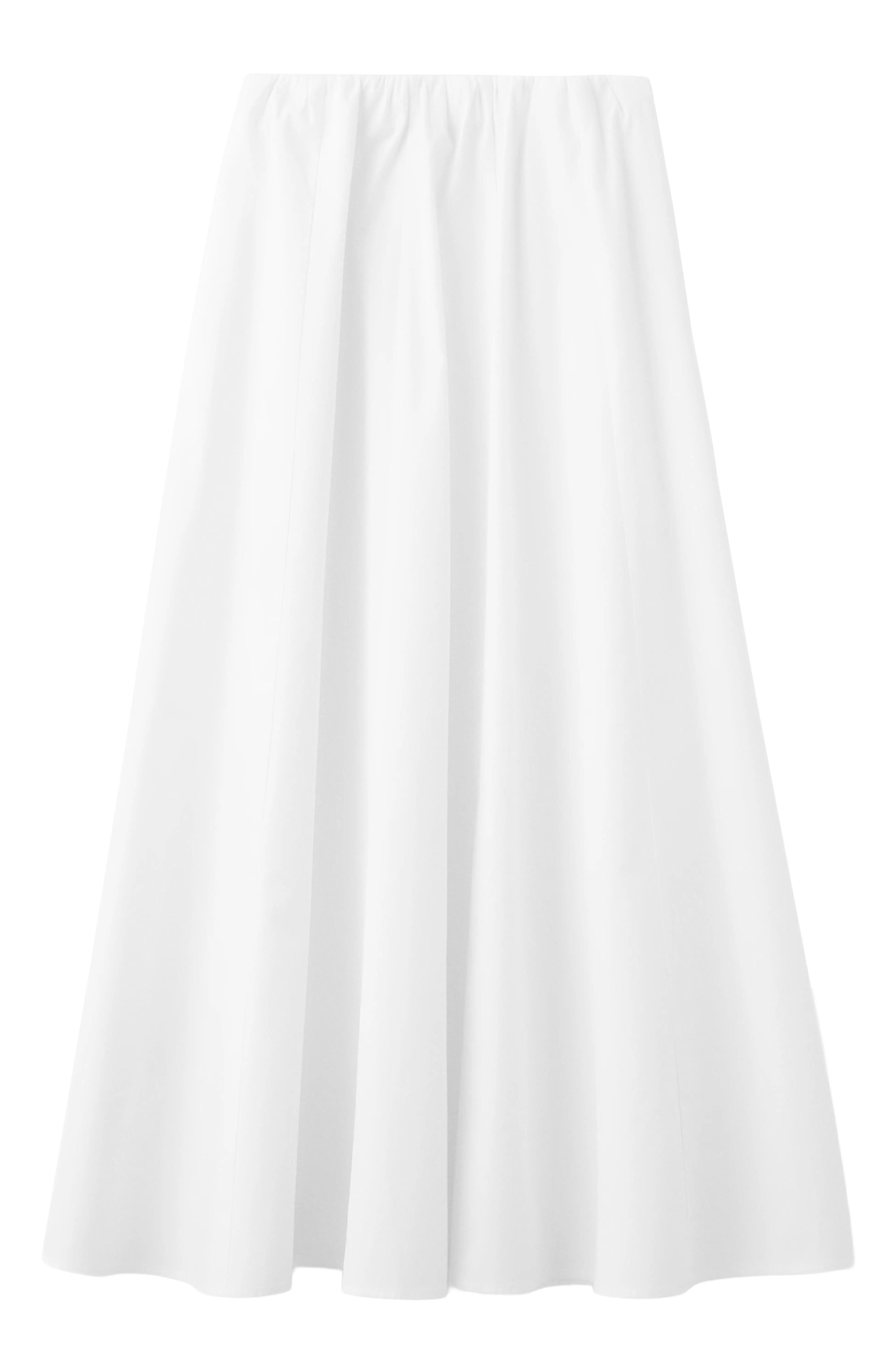 MANGO, Falda Newcreta Cotton A-Line Skirt