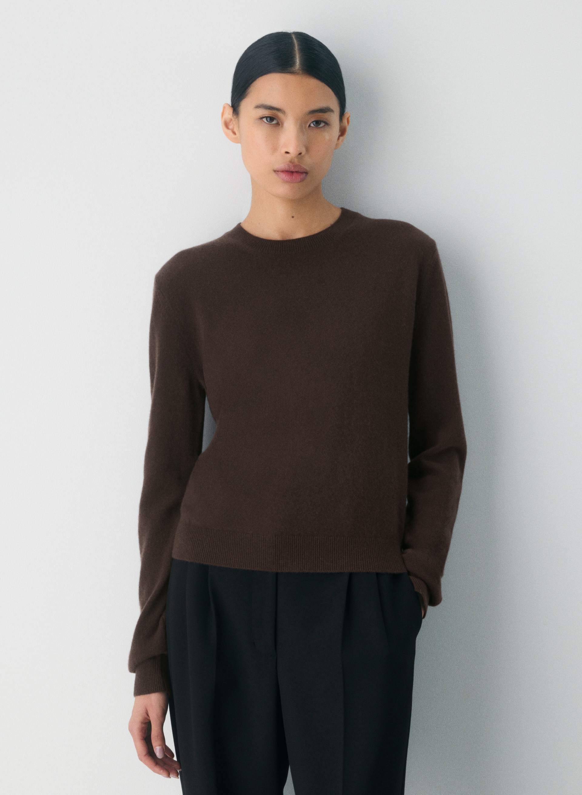 Bare Cashmere Crew Sweater
