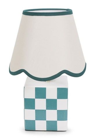 La Redoute Checkerboard Ceramic Table Lamp