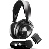 SteelSeries Arctis Nova Pro Wireless Headset | PlayStation Version (PC compatible) | 40 mm drivers | Fully retractable mic arm | Active Noise Cancellation | 10–40,000 Hz | 30 hr battery | $349.99$228.93 at Amazon