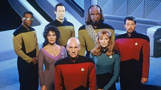 The cast of Star Trek: The Next Generation.