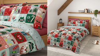 Marks and Spencer Christmas Bedding - advent calendar