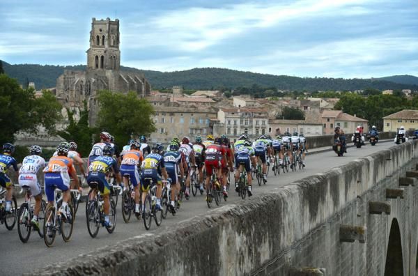The riders enjoyed some stunning scenery on stage 13 at the 2012 Tour de France