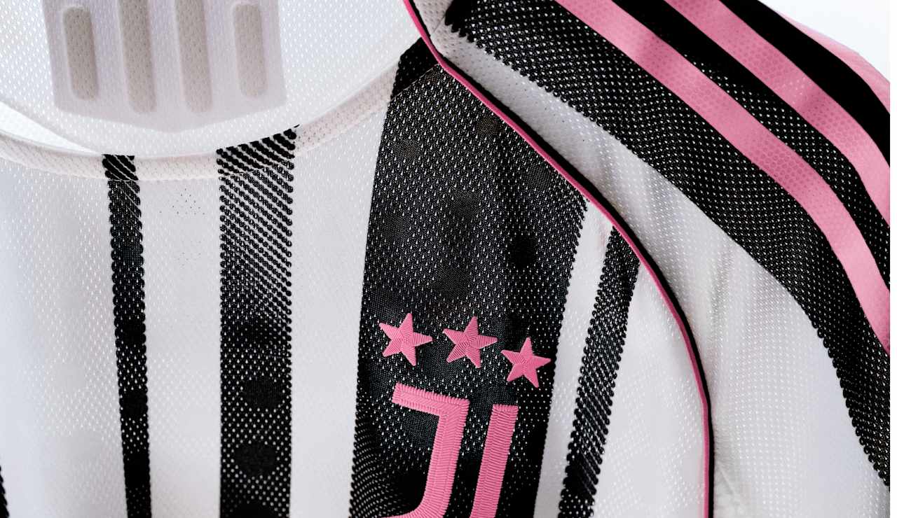 Details of the new Adidas Juventus 2025/26 home jersey