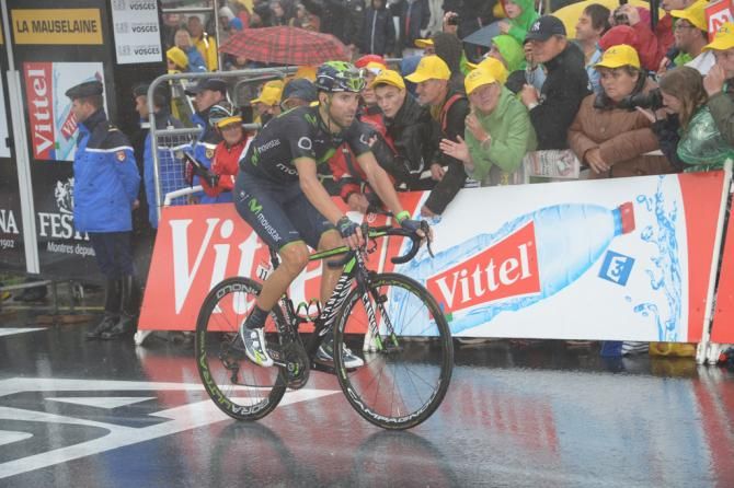 Alejandro Valverde (Movistar) moved up into the top-ten