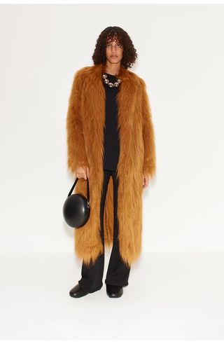 Lett Shaggy Faux Fur Coat