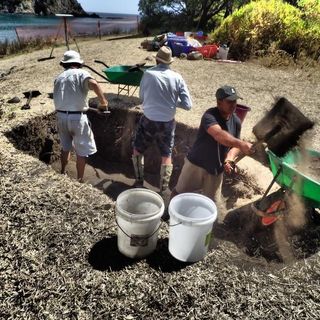 The dig was a joint project between archaeologists from New Zealand government agencies and Otago University, and local Maori groups.