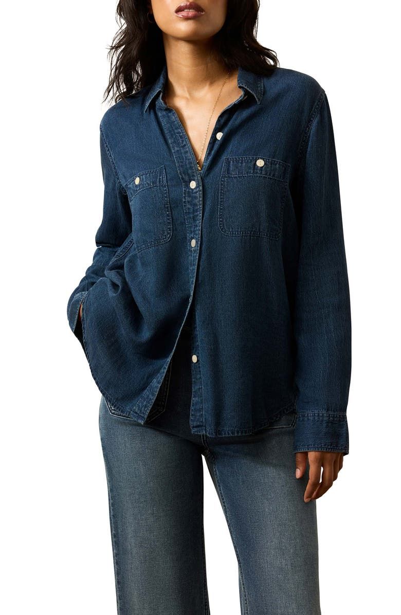 Chambray Button-Up Shirt