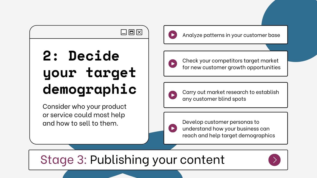 Decide your target demographic for your digital marketing campaign