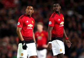 United have had to do without French duo Anthony Martial and Paul Pogba