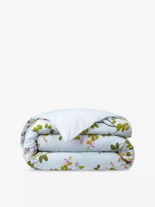 Luciole Floral Cotton Duvet Cover - King