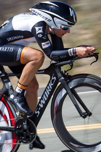 Anne Samplonious (NOW and Novartis) coming off the climb to finish in sixth place.