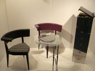Table and chairs by Tecta