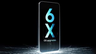 Samsung Galaxy A17 render showing 6 OS upgrades