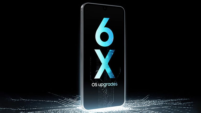 Samsung Galaxy A17 render showing 6 OS upgrades